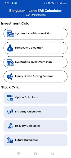 EasyLoan - EMI Loan Calculator Screenshot 1