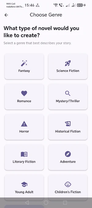 Novel Weaver Screenshot 1