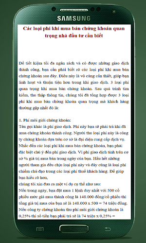 Sai Lam Dau Tu Chung Khoan Screenshot 1