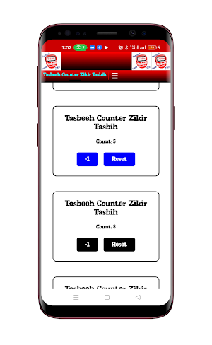 Tasbeeh Counter Zikir Tasbih Screenshot 2