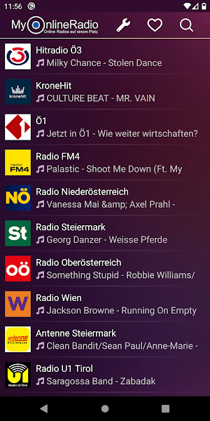 MyOnlineRadio - Österreichische Radios Screenshot 0