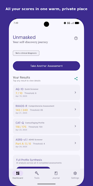 Unmasked: Adult Autism & ADHD Screenshot 0