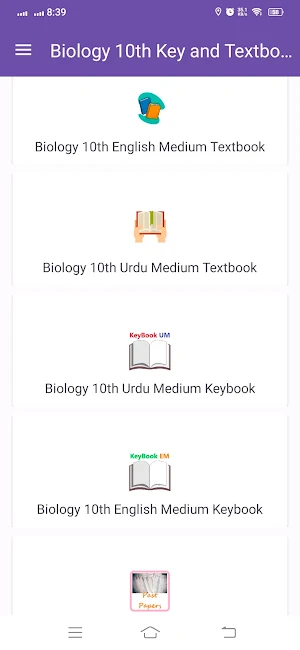 Biology 10th Key and Textbook Screenshot 0