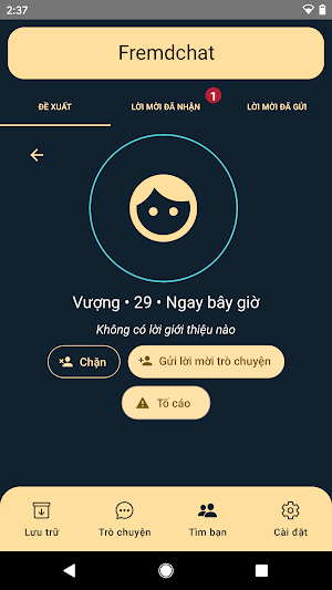 Fremdchat Screenshot 2