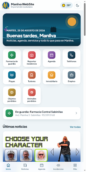 Manilva WebSite Screenshot 0