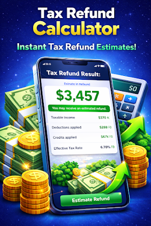 Tax Refund Calculator 2026 Pro Screenshot 1