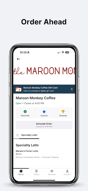 Maroon Monkey Coffee Screenshot 0