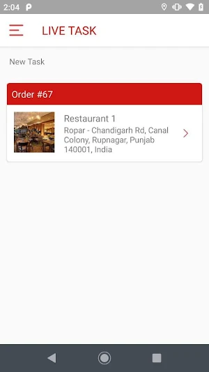AppRhino Food Delivery Screenshot 1