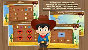 Cowboy Learning Games Grade 2 Screenshot 1