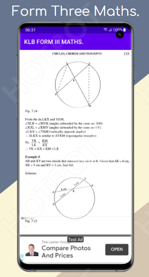 Mathematics: Klb Form 3 notes. Screenshot 3