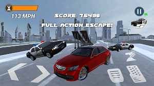 Mercedes Escape Police Car Chase Cop 3D Screenshot 1