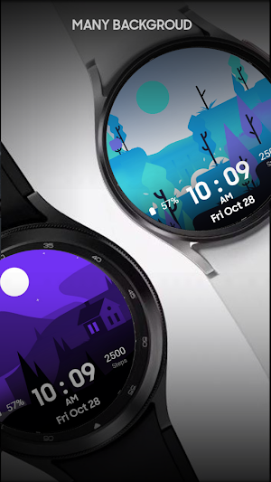 Waterfall - Digital Watchface Screenshot 1