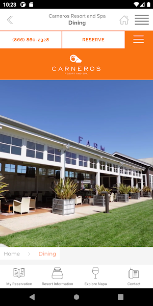 Carneros Resort and Spa Screenshot 1