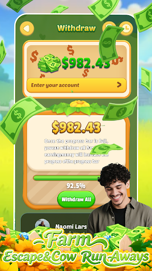 Cow Escape: Easy Win Rewards! Screenshot 2