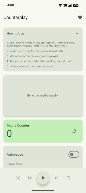 Counterplay - Autopause Media Screenshot 3