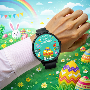 Easter Holiday Watch Face OS Screenshot 1