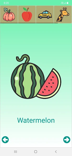 Fruits, Veg & Animals for Kids Screenshot 0