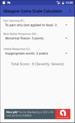 GCS Calculator Screenshot 3