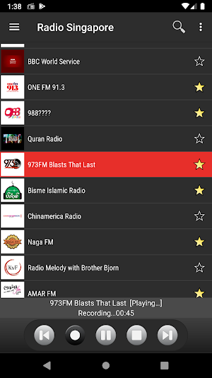 RADIO SINGAPORE Screenshot 3