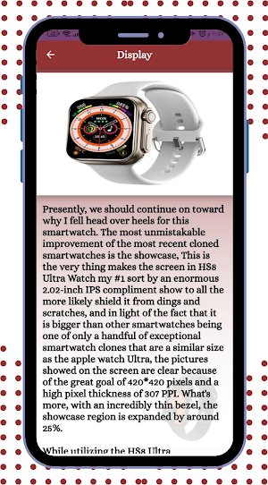 HS8 Ultra SmartWatch guide Screenshot 1