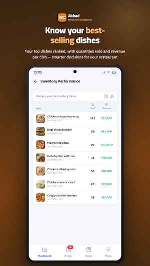 Akkad - Restaurant Management Screenshot 1