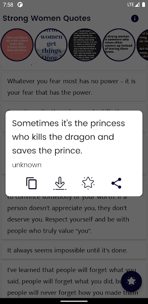 Strong Women Quotes and Sayings Screenshot 1