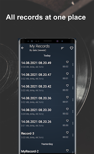 Internal Audio Record - Sound, voice Recorder Screenshot 1
