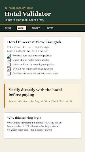 Trip Reality Check Screenshot 1