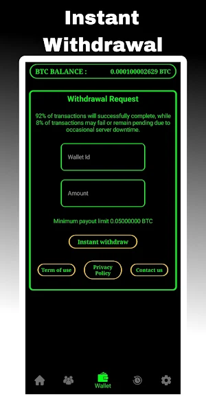 Giga Miner-Bitcoin Miner Cloud Screenshot 3