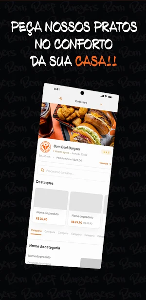 Bom Beef Burgers Screenshot 1