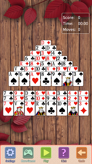 Pyramid Solitaire 3 in 1 Screenshot 1
