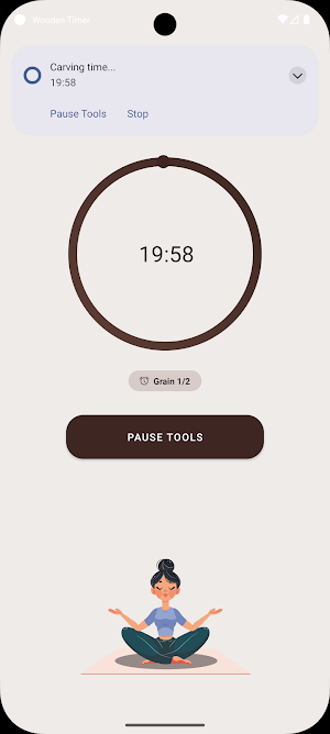Wooden Timer: Focus Workshop Screenshot 1