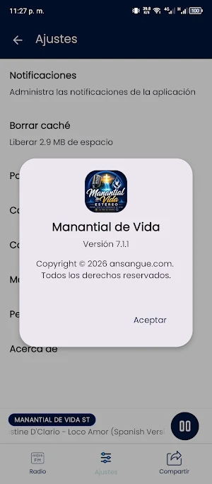 Manantial de Vida Estereo Screenshot 2