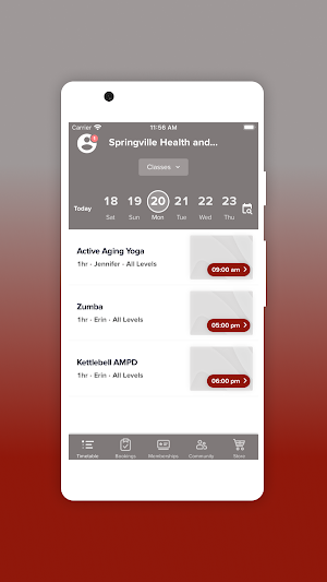 Springville Health & Fitness Screenshot 2