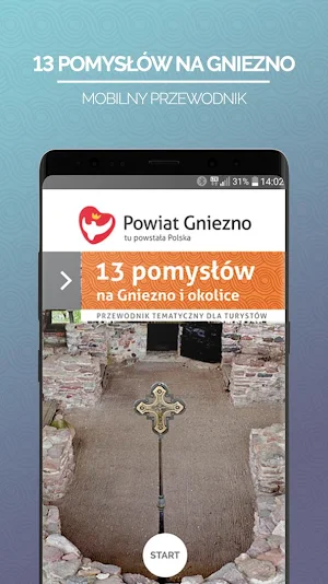 13 pomysłów na Gniezno - przewodnik mobilny Screenshot 0
