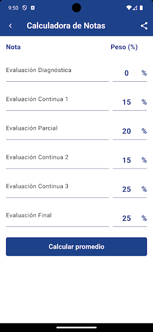 UCSUR Notas Screenshot 1