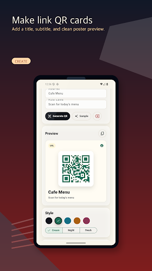 QR Poster Quick Screenshot 2