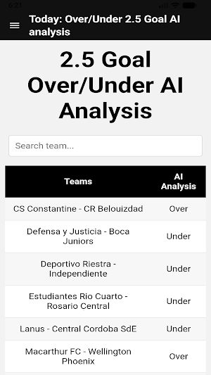 Correct Score Pro AI Analysis Screenshot 2