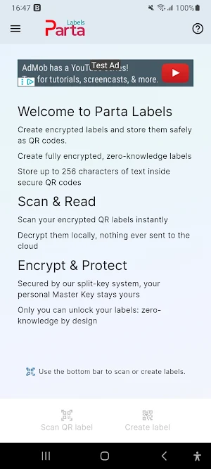 Parta Labels Screenshot 0