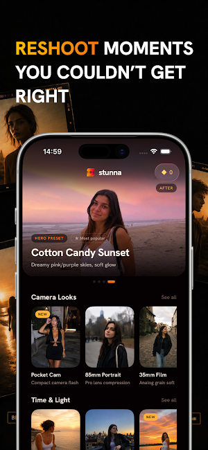 Stunna - Photo Editor & Glow Screenshot 0