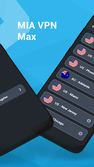 MIA VPN Max-Private & Secure Screenshot 1