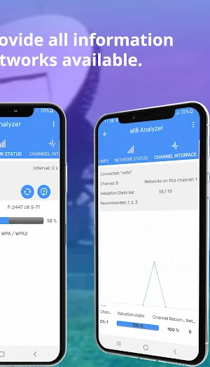 WiFi Analyzer and Monitor Screenshot 2