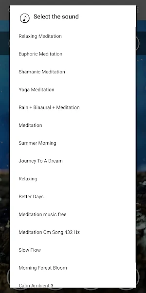 Calm Meditation Relaxing Music Screenshot 1