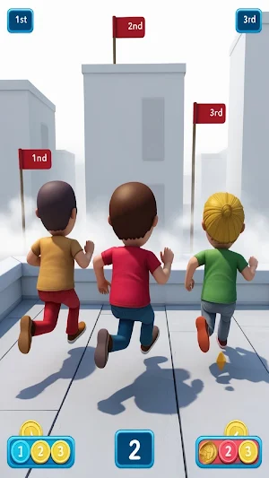 Parkour Run 3D Fun Race Screenshot 0