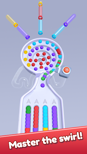 Spiral Sort 3D: Marble Run Screenshot 0