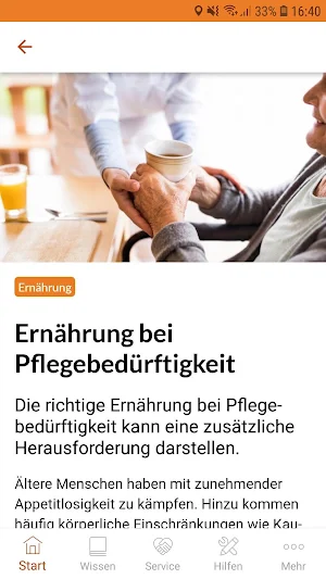 DAK Pflege-App Screenshot 1