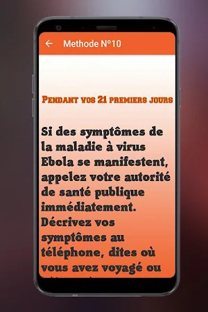 Virus Ebola – Comment éviter l’Ebola Screenshot 2