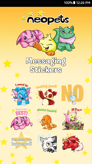 Neopets Stickers Screenshot 0