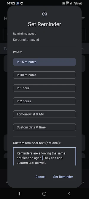 Notification Master Screenshot 2