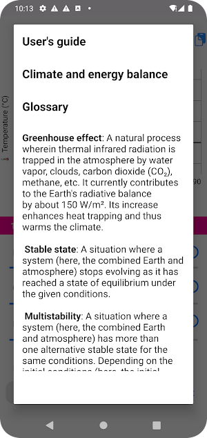 Didactic climate models Screenshot 3